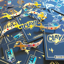 Load image into Gallery viewer, Space Sword Pin - Sailor Uranus