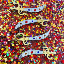 Load image into Gallery viewer, Space Sword Pin - Sailor Uranus