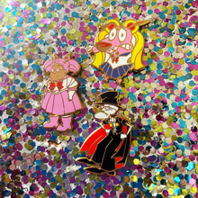 Load image into Gallery viewer, GOLD Sailor Courage Pin Trio