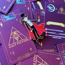 Load image into Gallery viewer, Tuxedo Mask Enamel Pin - Sailor Moon: Perfect Humans x Cult Fiction Press Collab