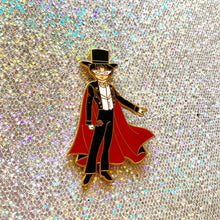 Load image into Gallery viewer, Tuxedo Mask Enamel Pin - Sailor Moon: Perfect Humans x Cult Fiction Press Collab