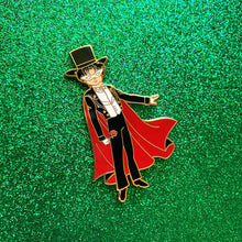 Load image into Gallery viewer, Tuxedo Mask Enamel Pin - Sailor Moon: Perfect Humans x Cult Fiction Press Collab