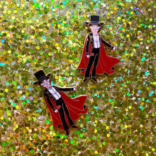 Load image into Gallery viewer, Tuxedo Mask Enamel Pin - Sailor Moon: Perfect Humans x Cult Fiction Press Collab