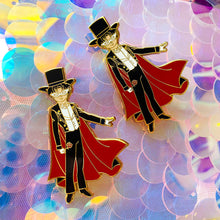 Load image into Gallery viewer, Tuxedo Mask Enamel Pin - Sailor Moon: Perfect Humans x Cult Fiction Press Collab