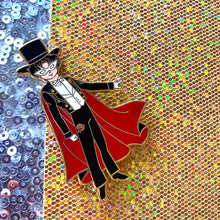 Load image into Gallery viewer, Tuxedo Mask Enamel Pin - Sailor Moon: Perfect Humans x Cult Fiction Press Collab