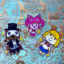 Load image into Gallery viewer, Moonie Crossing Rainbow Glitter Stickers!