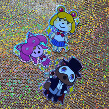 Load image into Gallery viewer, Moonie Crossing Rainbow Glitter Stickers!