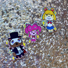 Load image into Gallery viewer, Moonie Crossing Rainbow Glitter Stickers!