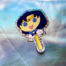 Load image into Gallery viewer, Moonie Bubblegum Popsicle Stickers - Inner Senshi - Rainbow Glitter!
