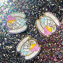 Load image into Gallery viewer, Sailor Retsuko & Seilios Pin and Sticker Set!