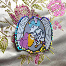 Load image into Gallery viewer, Sailor Retsuko & Seilios Pin and Sticker Set!