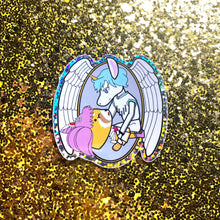 Load image into Gallery viewer, Sailor Retsuko & Seilios Pin and Sticker Set!