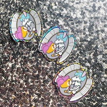 Load image into Gallery viewer, Sailor Retsuko & Seilios Pin and Sticker Set!