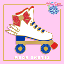 Load image into Gallery viewer, Moonie Skates Enamel Pin & Sticker Collection