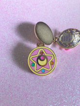 Load image into Gallery viewer, Sleepy Star Hinged Compact Pins!