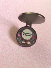 Load image into Gallery viewer, Sleepy Star Hinged Compact Pins!