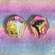 Load image into Gallery viewer, Magical Transcension Stained Glass Pins (Serena + Black Lady)