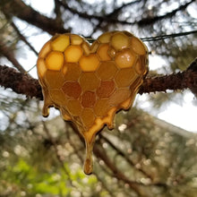 Load image into Gallery viewer, Heart of Liquid Gold Pin