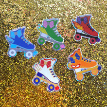 Load image into Gallery viewer, Moonie Skates Enamel Pin & Sticker Collection