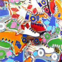 Load image into Gallery viewer, Moonie Skates Enamel Pin & Sticker Collection