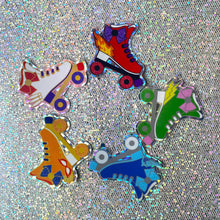 Load image into Gallery viewer, Moonie Skates Enamel Pin & Sticker Collection