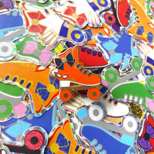 Load image into Gallery viewer, Moonie Skates Enamel Pin & Sticker Collection