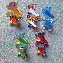 Load image into Gallery viewer, Moonie Skates Enamel Pin & Sticker Collection