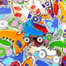 Load image into Gallery viewer, Moonie Skates Enamel Pin & Sticker Collection