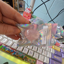 Load image into Gallery viewer, Love Key Crystal (Indigo Fluroite or Quartz) Or Heart-Shaped Rose Quartz!