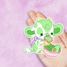 Load image into Gallery viewer, Garden Cows Vinyl Sticker Set