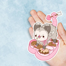 Load image into Gallery viewer, Cupid Opossum Valentine's Day Card