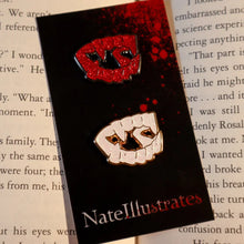 Load image into Gallery viewer, "THIS SUCKS" GLOW-IN-THE-DARK ENAMEL PINS