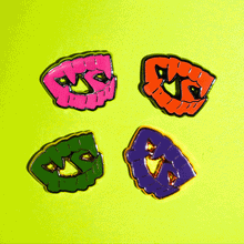 Load image into Gallery viewer, "THIS SUCKS" GLOW-IN-THE-DARK ENAMEL PINS