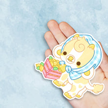 Load image into Gallery viewer, Garden Cows Vinyl Sticker Set