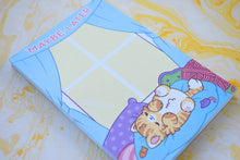 Load image into Gallery viewer, Maybe Later Lazy Cat Notepad