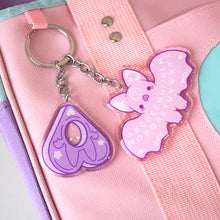 Load image into Gallery viewer, Ouija Bat (Pastel) Charm Keychain