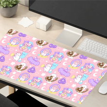 Load image into Gallery viewer, Pastel or Black Paranormal Nuggets Large Desk Mat