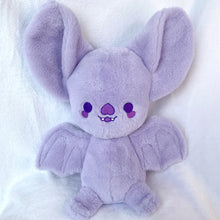 Load image into Gallery viewer, Bright Bat Plushies: Lavender, Pink, Charcoal or Rainbow!