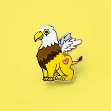 Load image into Gallery viewer, GRIFFIN ENAMEL PIN - MYTHICAL CREATURES LAPEL PIN