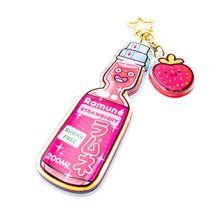 Load image into Gallery viewer, RAMUNÉ KEYCHAIN -JAPANESE SODA POP DRINK - Choose your flavor!