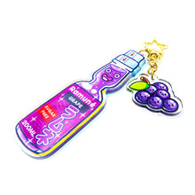 Load image into Gallery viewer, RAMUNÉ KEYCHAIN -JAPANESE SODA POP DRINK - Choose your flavor!