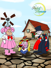 Load image into Gallery viewer, Nowhere Moonie Trio Poster