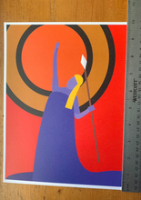 Load image into Gallery viewer, Valkyrie Victory: A 8"x10" | 20.32 x 25.4 cm Professionally Printed Minimalist, Norse mythology inspired, & Fantasy Art Print for your home