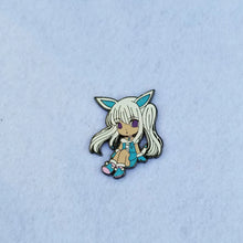 Load image into Gallery viewer, Glitzy Ice Type Pocket Monster Chibi Hard Enamel Pin