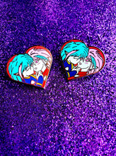 Load image into Gallery viewer, Ali and An / Alan and Ann Heart Pin