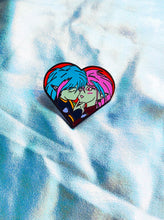 Load image into Gallery viewer, Ali and An / Alan and Ann Heart Pin
