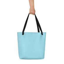 Load image into Gallery viewer, RAWR - BizBaz Dino Beach Bag - Light Blue