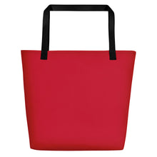 Load image into Gallery viewer, RAWR - BizBaz Dino Beach Bag - Red