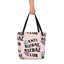 Load image into Gallery viewer, Team Doki - Anti BizBaz BizBaz Club - Pink Tote Bag