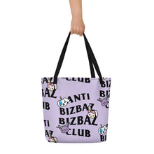Load image into Gallery viewer, Team NiteNite - Anti BizBaz BizBaz Club - Purple Tote Bag